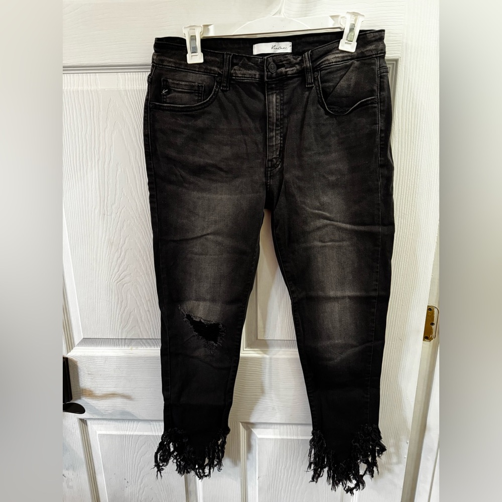 KanCan Black Distressed Skinny Jeans